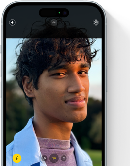 iPhone 15 showing potrait picture mode