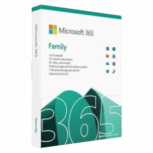 Microsoft Office 365 Family - English Subscription - 1 Year