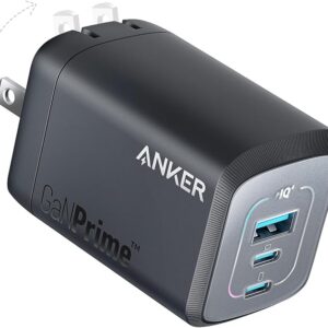 Anker Prime 100W GaN Charger – 3-Port USB-C Wall Charger